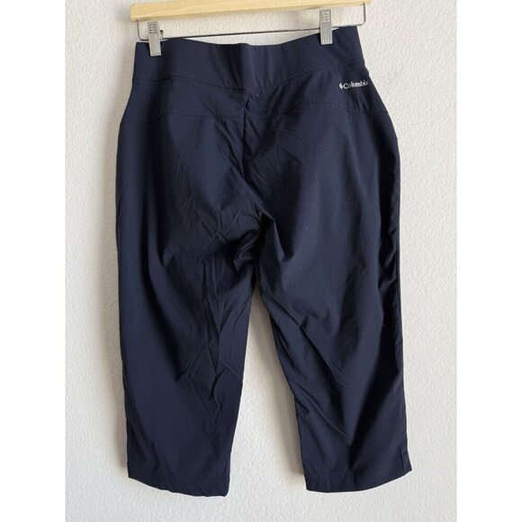 COLUMBIA Women Small Capri Shorts Athletic Outdoor Navy & Black Pull On Set of 2 - Picture 5 of 16